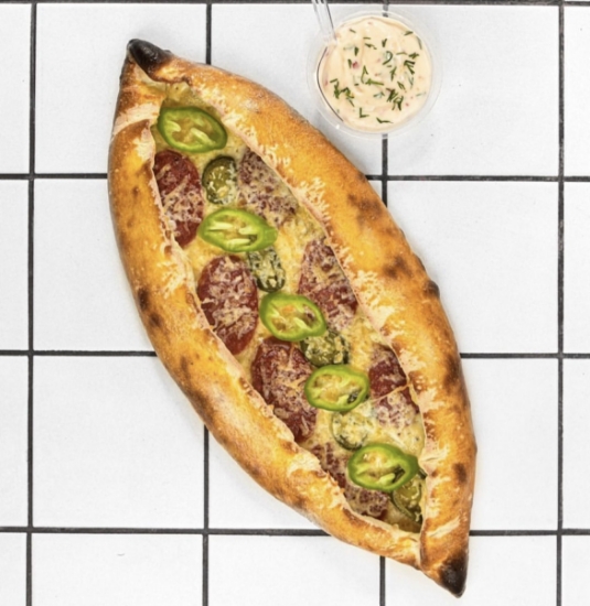 Picture of Spicy Pepperoni Pideh