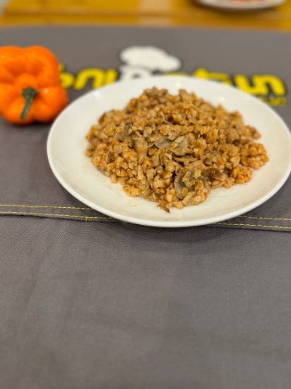 Picture of German wheat with mushrooms