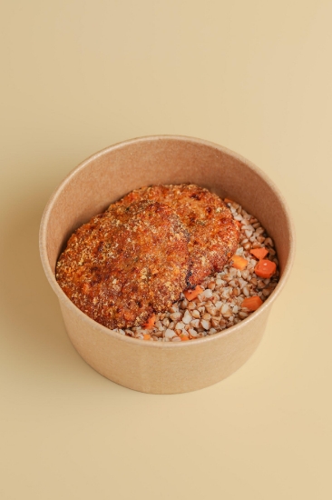 Picture of Beef Cutlets with Buckwheat 