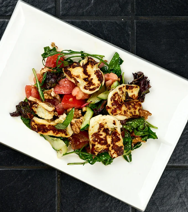 Picture of Halloumi with honey mustard