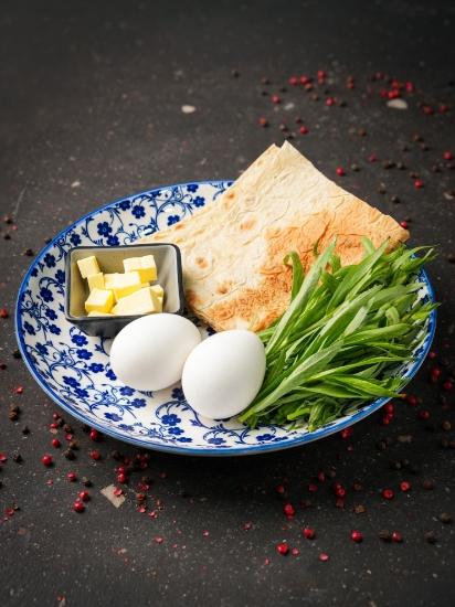 Picture of Boiled eggs with tarragon 